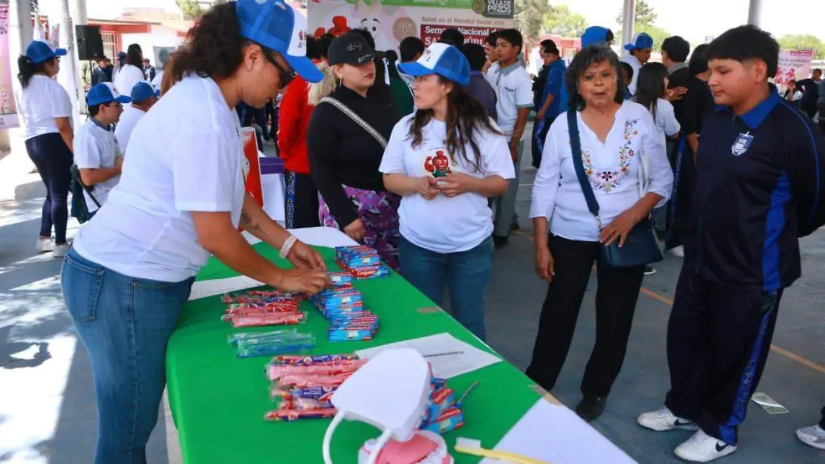 Semana Nacional de Salud Pública en Villa de Pozos