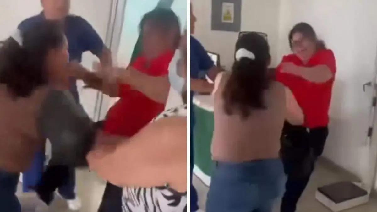 Altercado en el IMSS