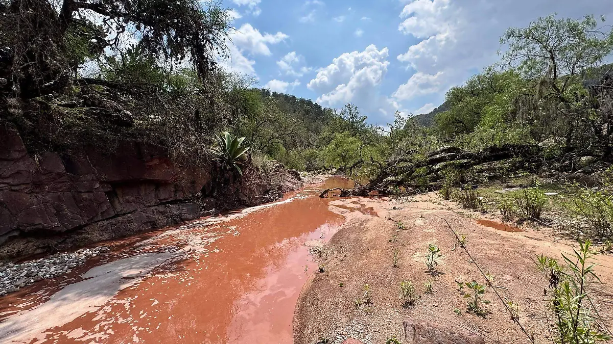 río Santa Catarina en San Nicolás Tolentino