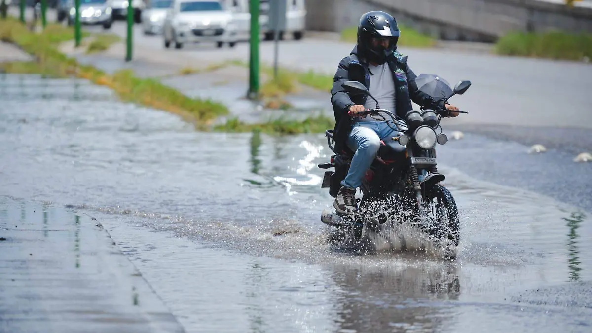 inundaciones en la zona metropolitana de SLP