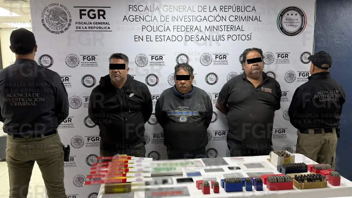 Alfredo “N”, Ernesto “N” y José “N”