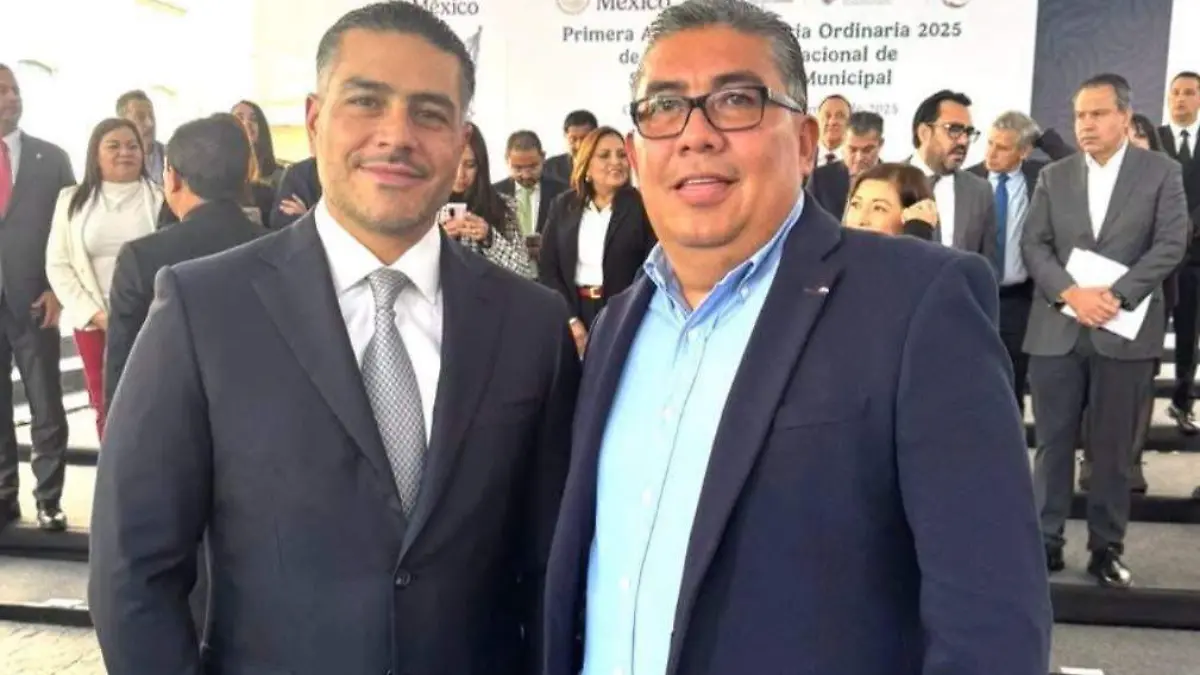 Omar García Harfuch y Juan Manuel Navarro