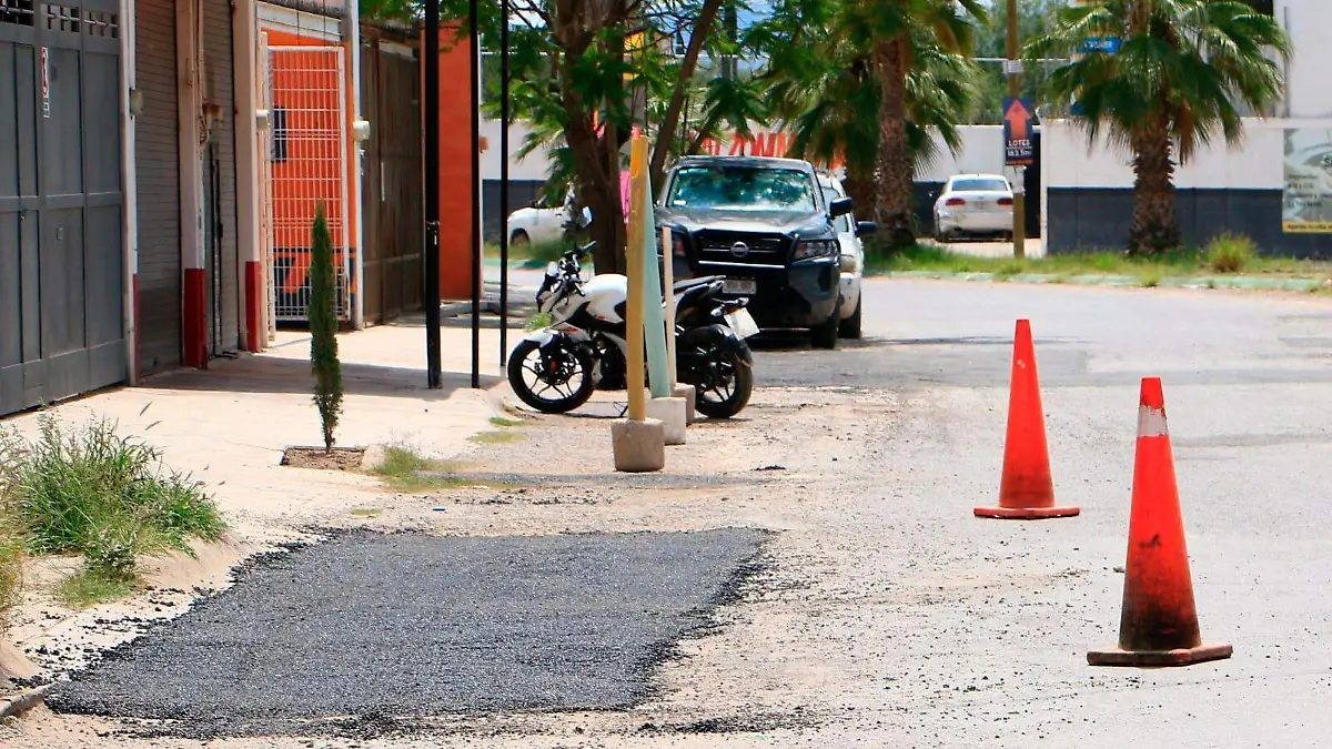 Bacheo en Villa de Pozos