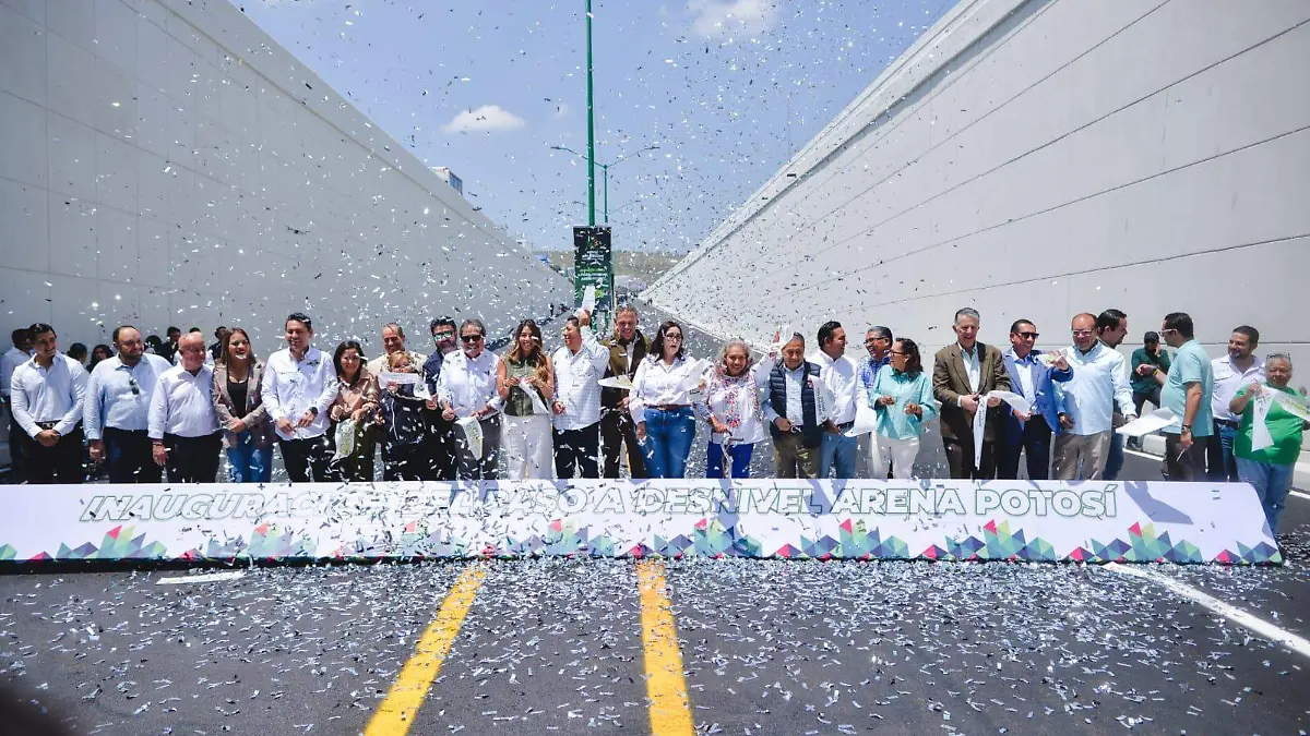 Inauguración desnivel Arena Potosí (1)