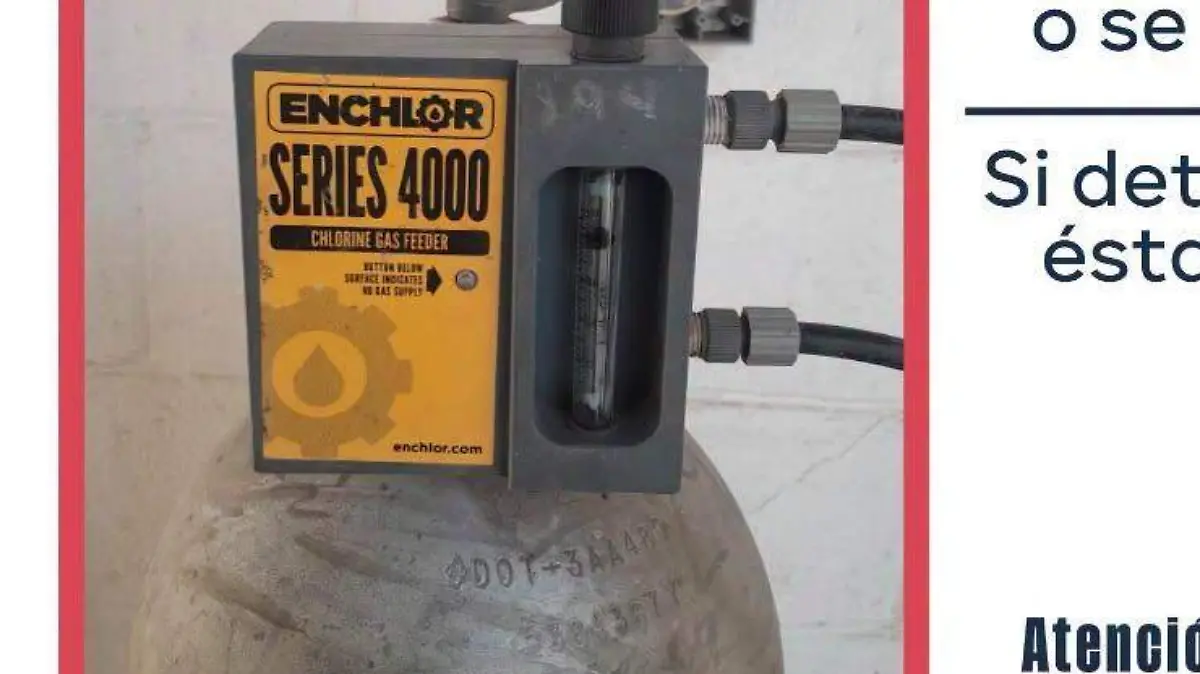 robo de tanque de gas cloro