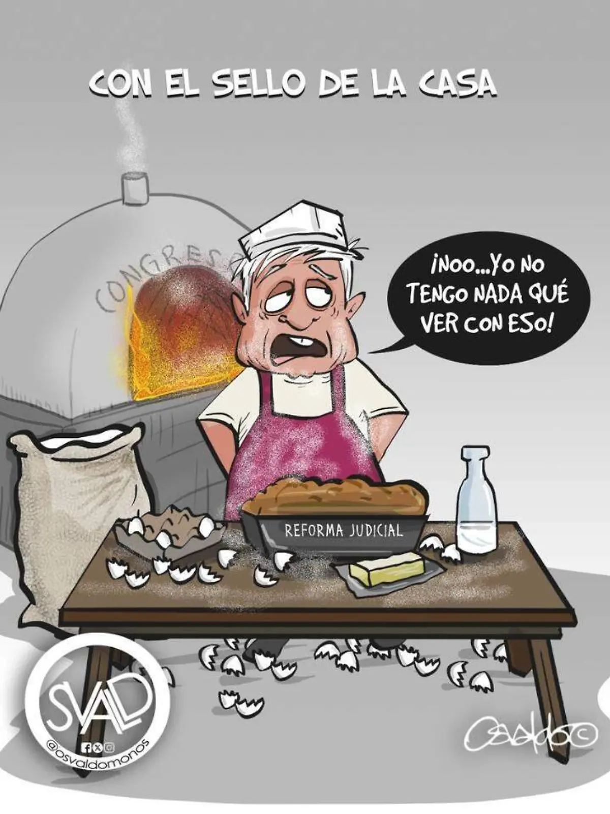 Con el sello de la casa