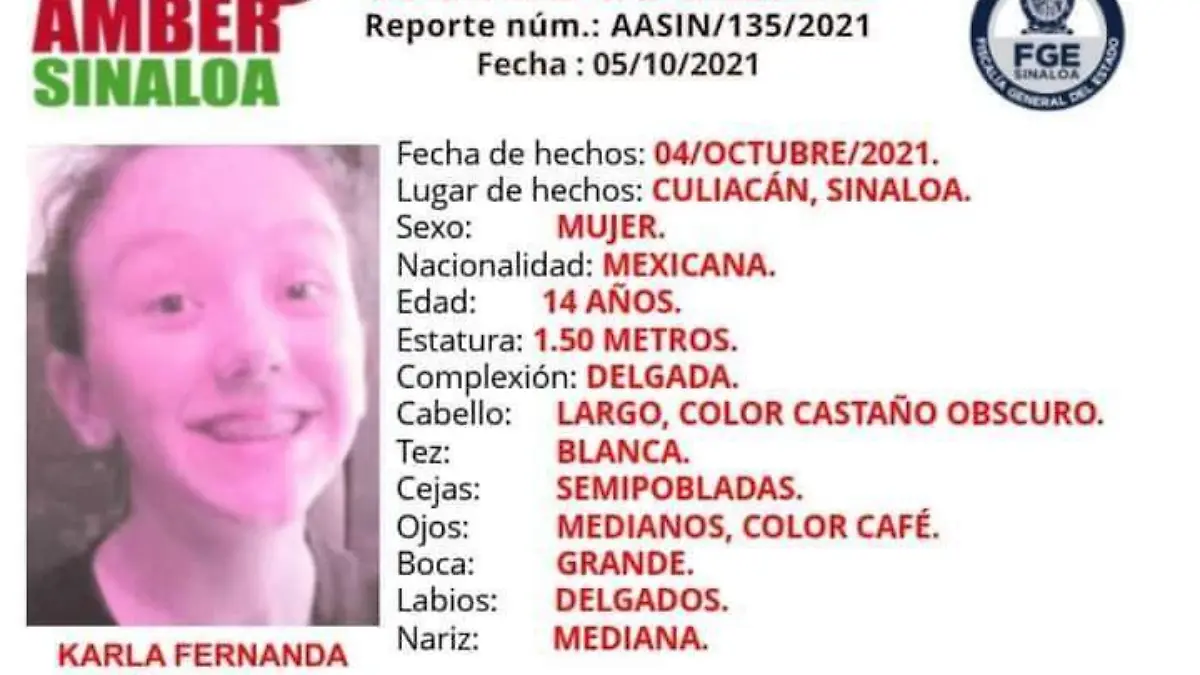 Comunicado Alerta Amber