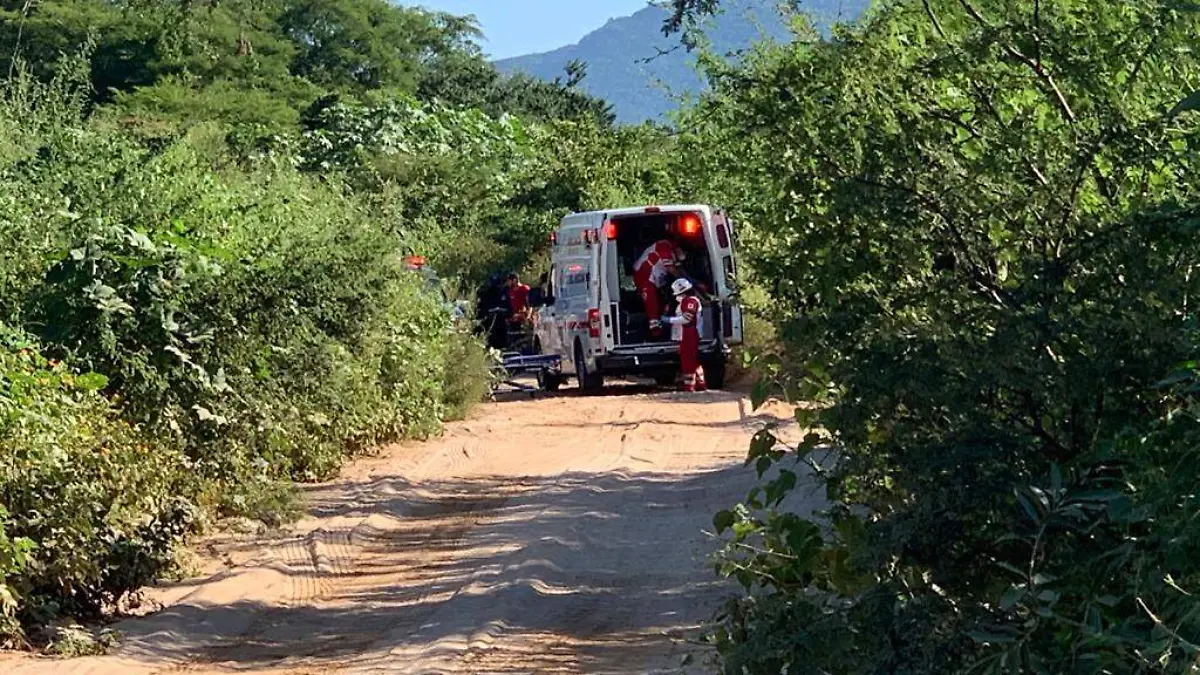 Motocilista lesionado