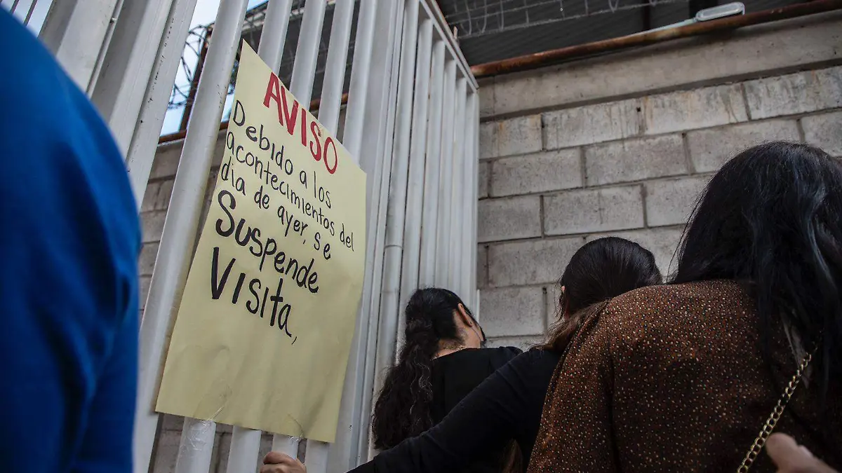 Familiares de reos del penal