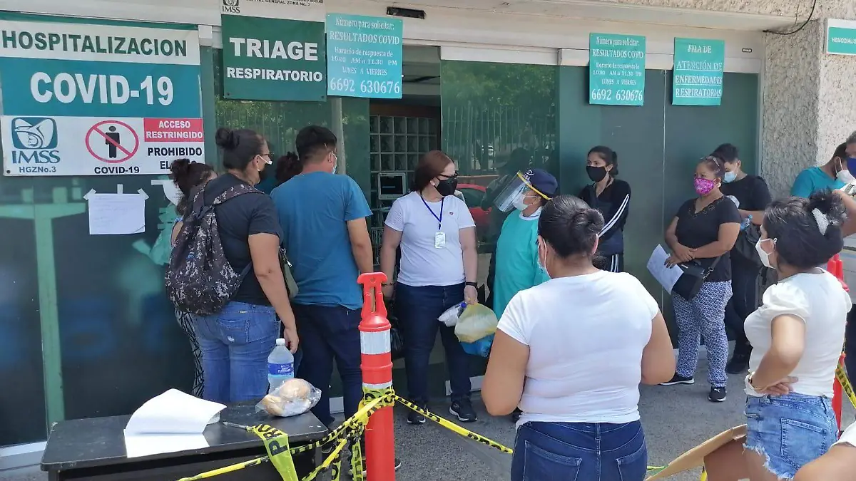 pacientes con Covid-19 en Sinaloa