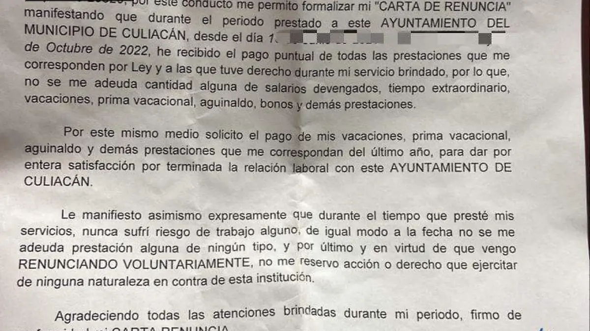 Denuncian a la administración de Gámez Mendívil por no pagar liquidación a ex trabajadores