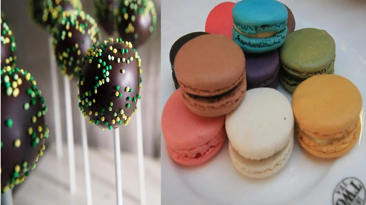 cakepops macarons