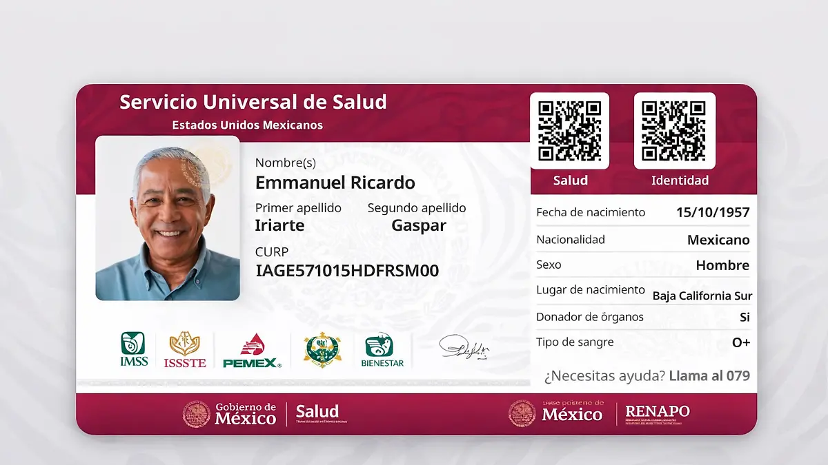 Credencial-Servicio Universal- Salud