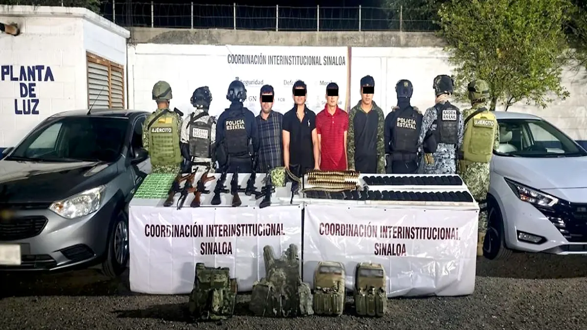 Detenidos en diferentes zonas