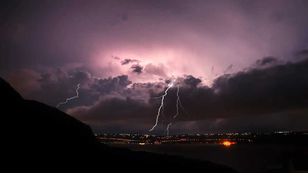 Imagen tematica de una tormenta electrica