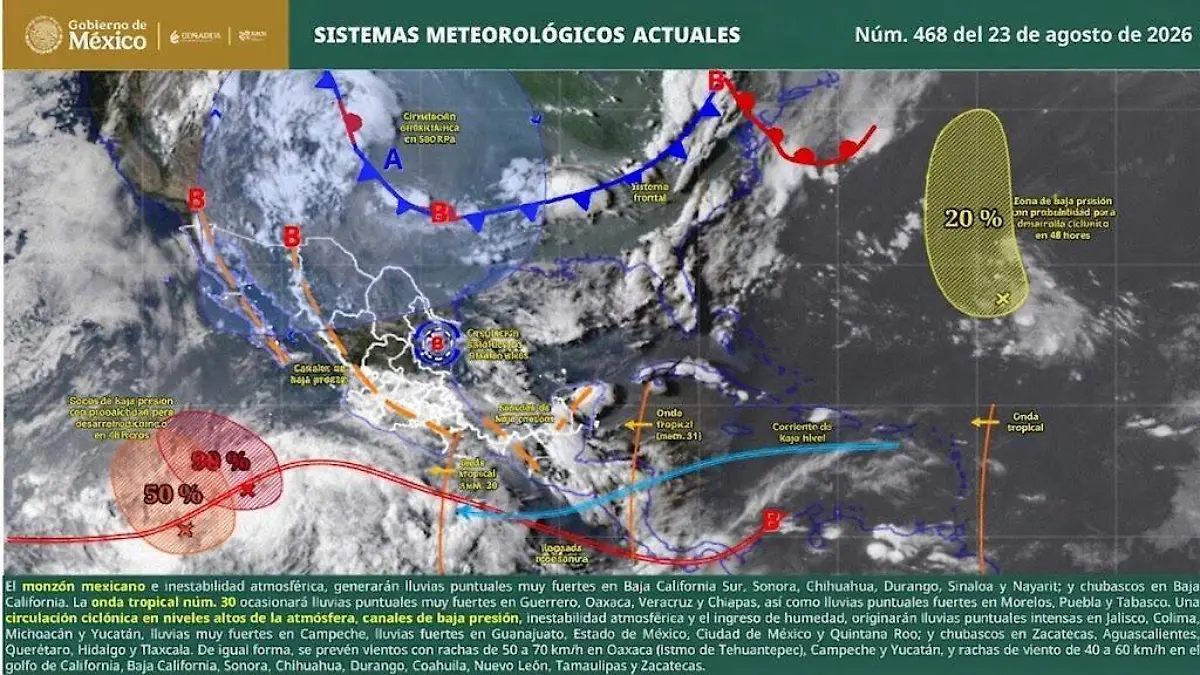 Clima 23 de agosto
