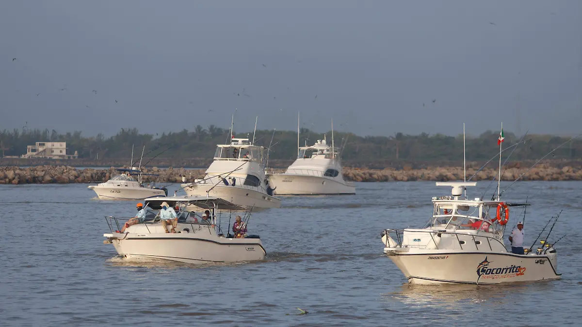 PESCADORES BUSCAN EL MARLIN