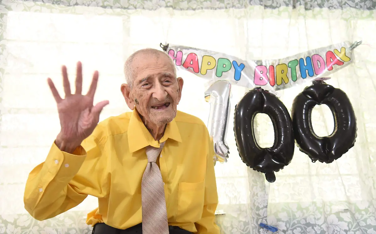 Don alfredo cumplio 100 años