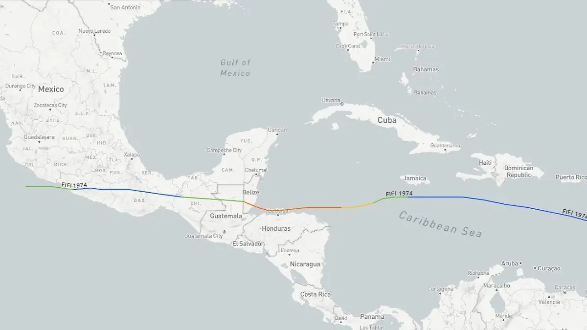 A 50 años del huracán Fifí, uno de los ciclones más mortales del Atlántico