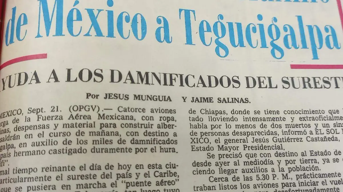 A 50 años del huracán Fifí, uno de los ciclones más mortales del Atlántico
