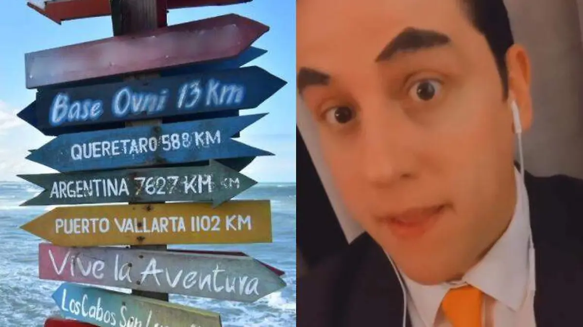 Gobernathor anunció su próxima visita a Tampico y lo hizo hablando sobre Amupac, la base ovni en playa Miramar Captura de pantalla y Alejandro del Ángel