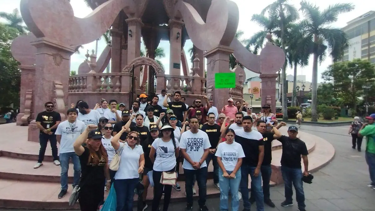 Reforma al Poder Judicial: manifestantes en Tampico advierten sobre una "batalla jurídica"