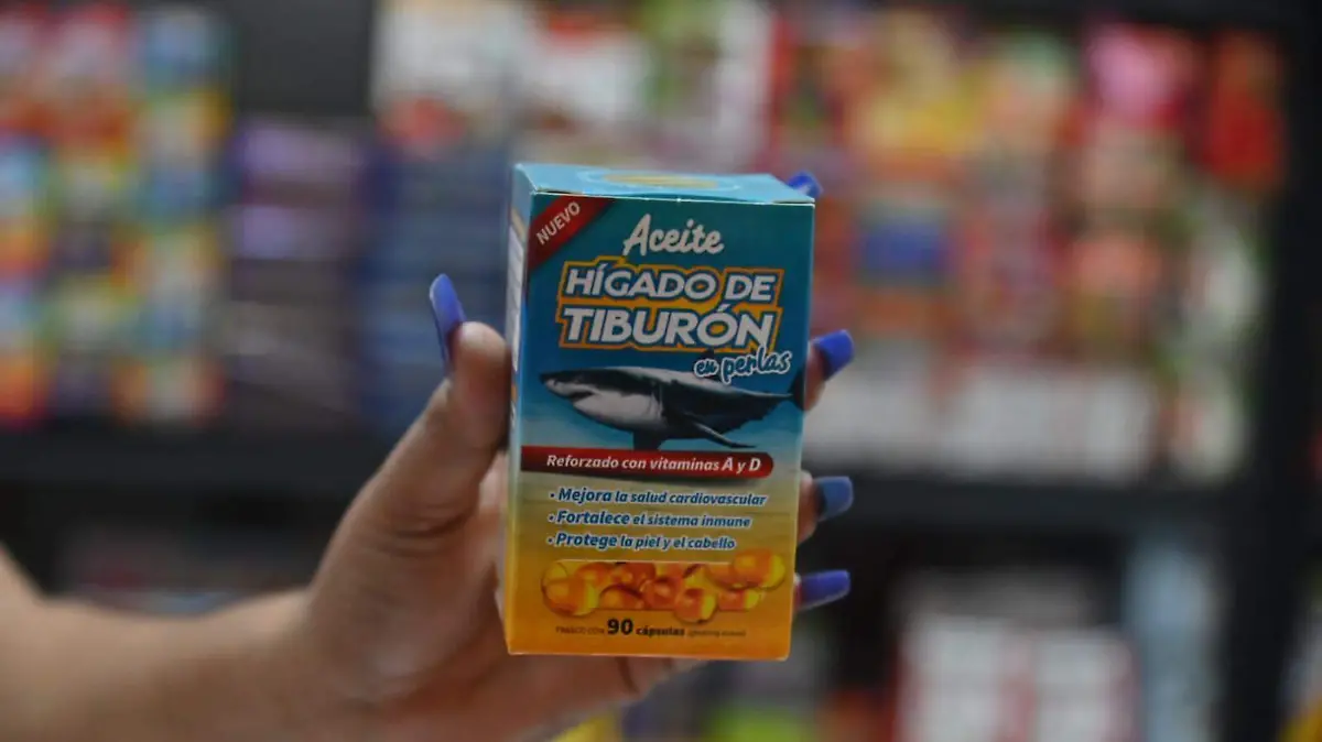Productos hechos a base del tiburón cazón 