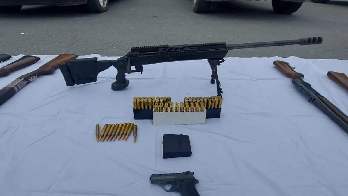 Armas y vehículos blindados decomisa Sedena en Tamaulipas  