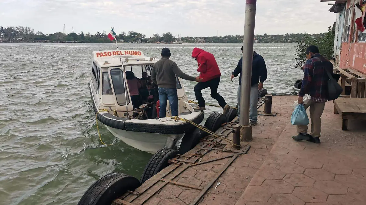 Por norte cierra pasos de lancha en cruce con Tamaulipas y Veracruz