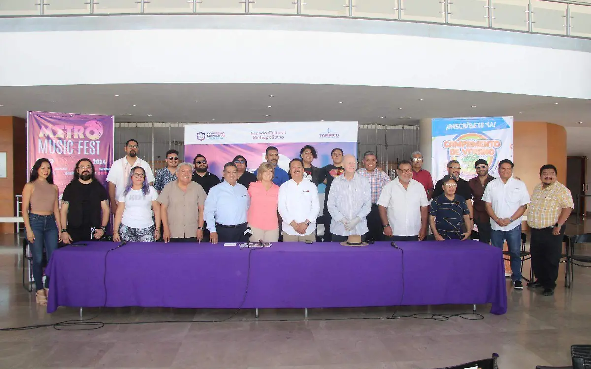 Con exponentes de distintos géneros musicales, invitan a disfrutar de los eventos programados para el Metro Music Fest Víctor de Sampedro (3)