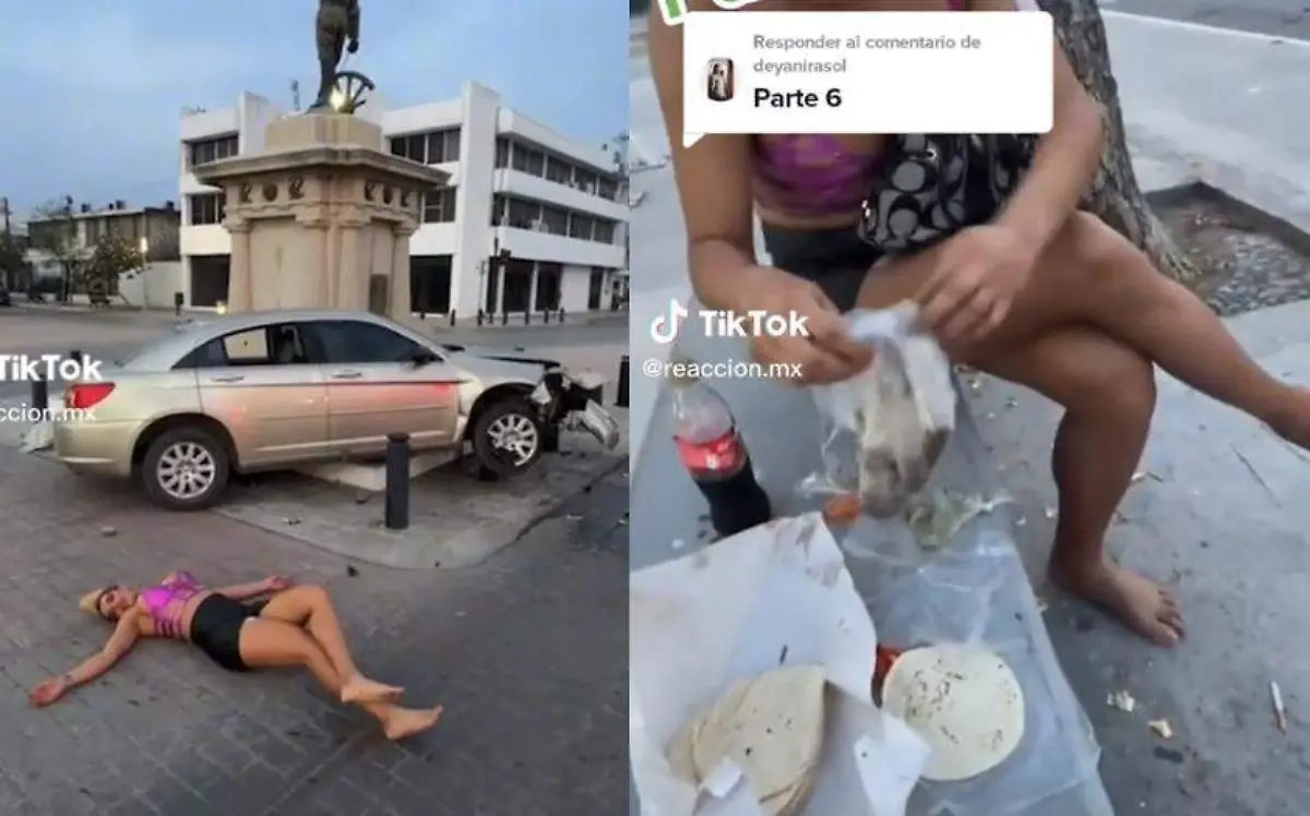 La reacción de La Gagis y su amiga Frida Maniquí se hizo viral, al grado de que habrá un desayuno masivo en Victoria Captura de pantalla TikTok @lagagis.desoficial