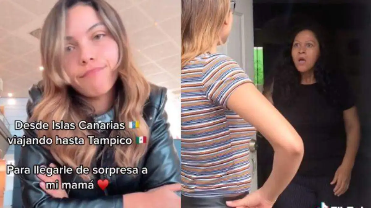 Mamá recibe la sorpresa de su hija, trapasó océanos para llegar a ella 