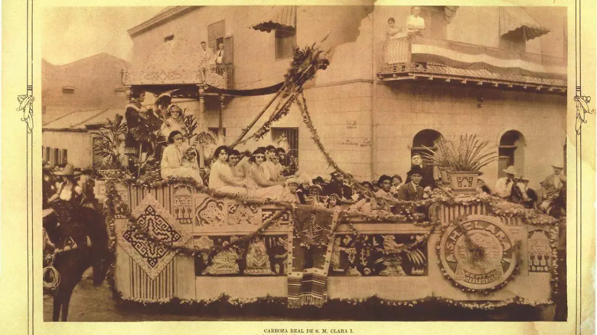 La Carroza Real en el Álbum Centenario de Tampico 