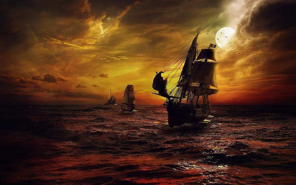 Piratas que invadieron las aguas del Golfo de México | Pixabay 