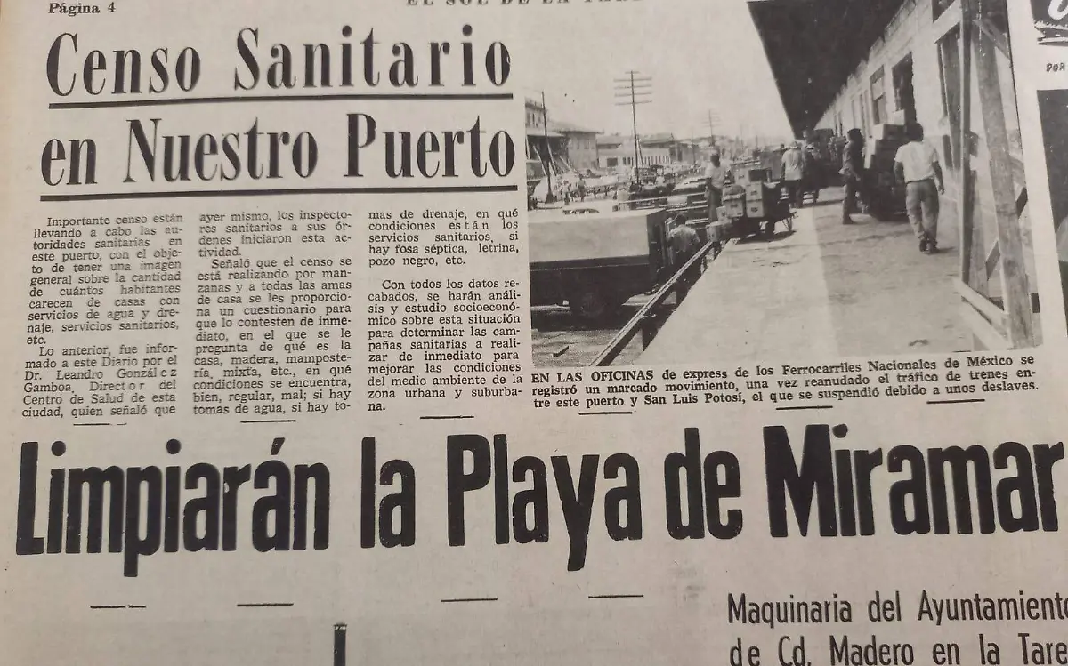 ¿Qué pasó un 8 de julio en Tampico Hemeroteca de El Sol de Tampico (1)