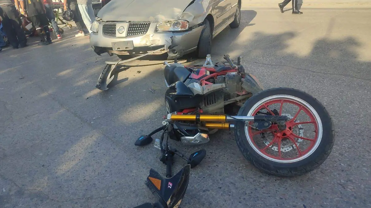 Muere motociclista tras accidente en colonia Borreguera | Cruz Roja 