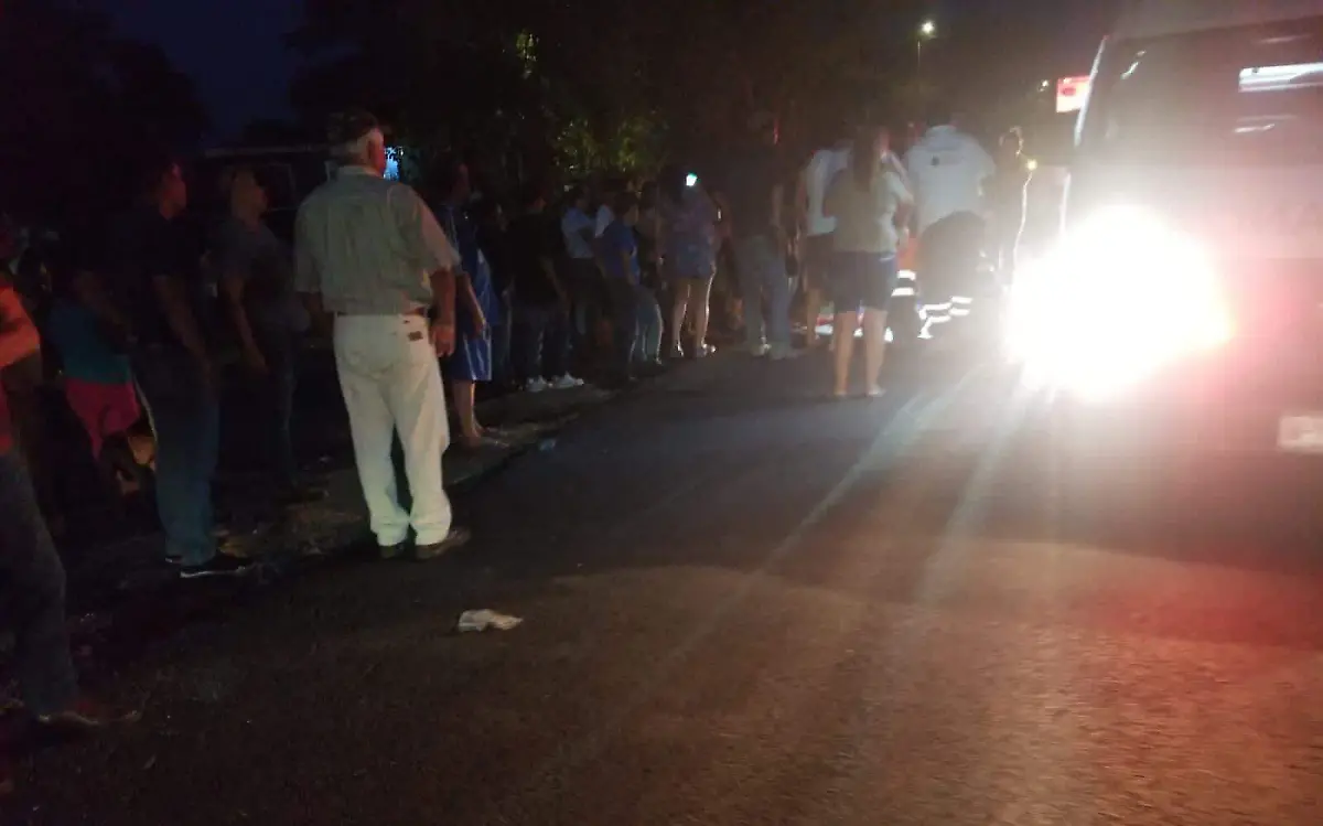 La infortunada persona de 14 años circulaba a bordo de su frágil unidad Escuadrón Nacional de Rescate