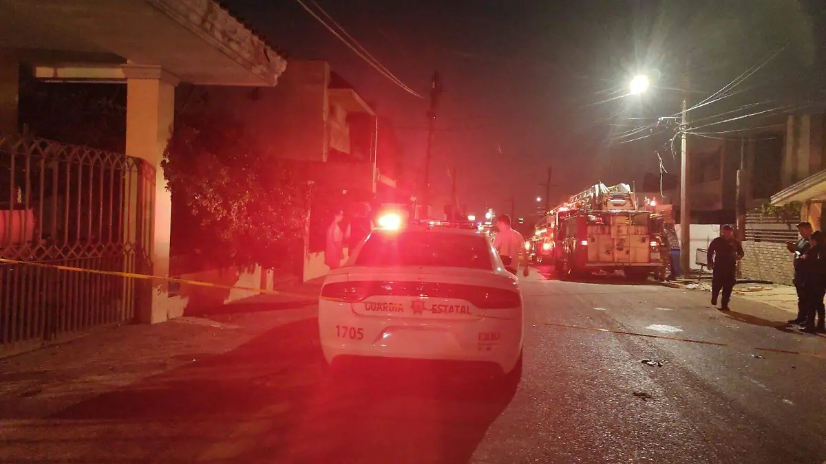 Los hechos fueron en la calle Francita y Zacamixtle, donde se escuchó el fuerte estruendo