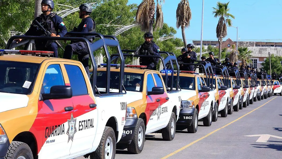 Entregan a Guardia Estatal 100 patrullas para reforzar seguridad en Tamaulipas 