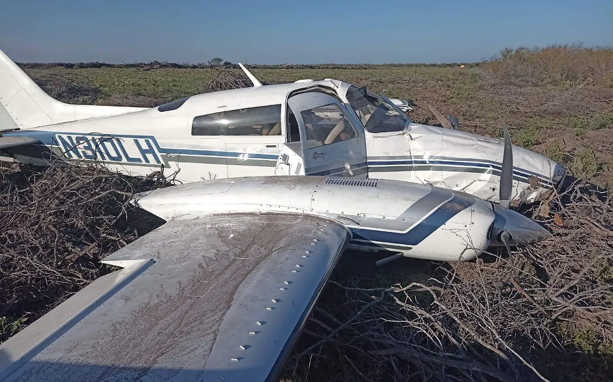 Avioneta aterriza de manera forzoza en Reynosa Jaime Jiménez (1)