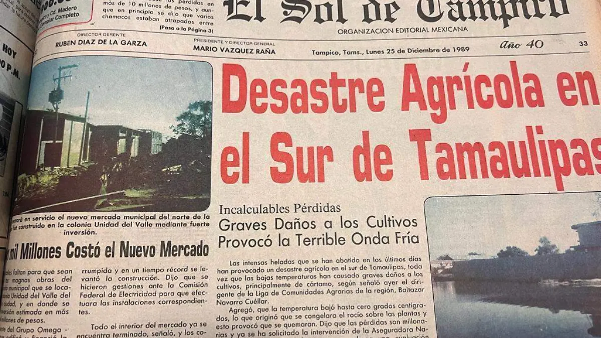 Hace unos cuantos años se registró una Navidad verdaderamente fría