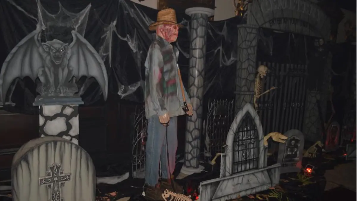 Aspecto de una decoración de Halloween