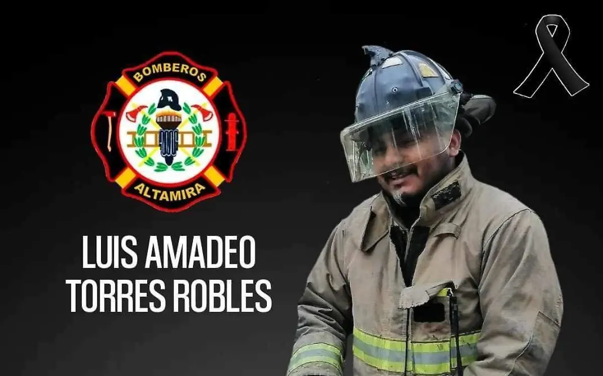 El deceso de Luis Amadeo ocurrió cuando volvía a su hogar Bomberos Altamira