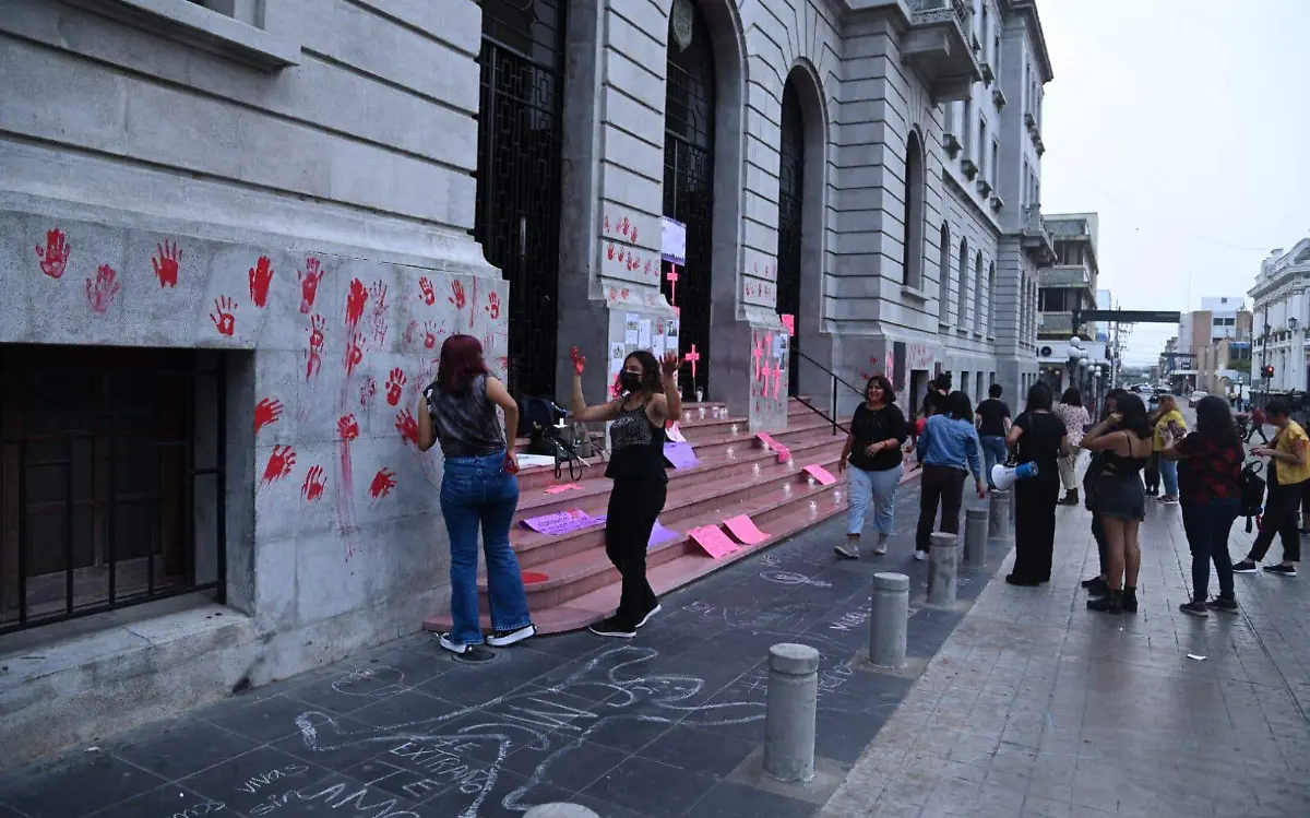 Se manifiestan por el Día del Luto Nacional por la Vida de las Mujeres y Niñas en el sur de Tamaulipas Alejandro del Ángel