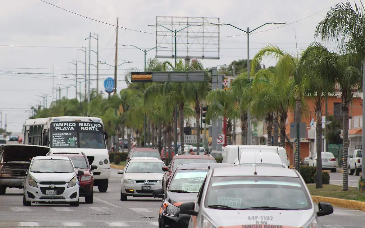Tráfico en las principales avenidas de Ciudad Madero Juan Hernández (Archivo) (1)