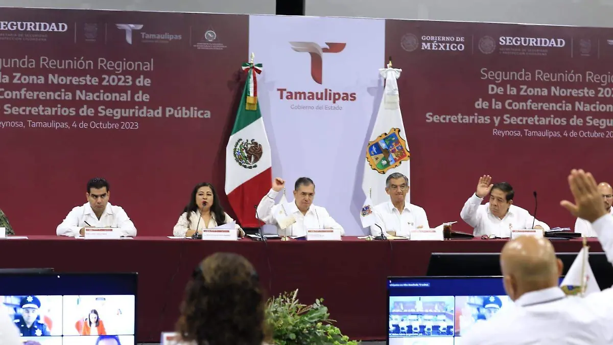 Tamaulipas participa en reunión regional de seguridad pública
