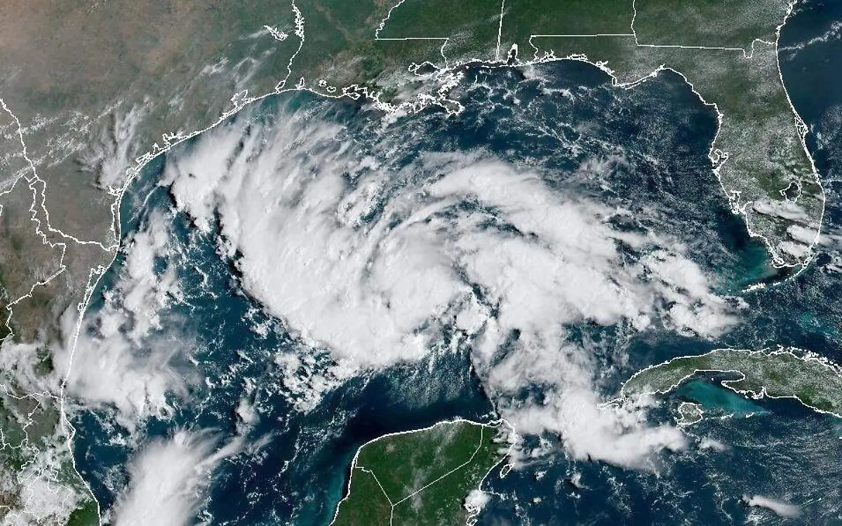 la formación de la tormenta tropical Harold podría resultar beneficiosa para las presas del norte de México NOAA