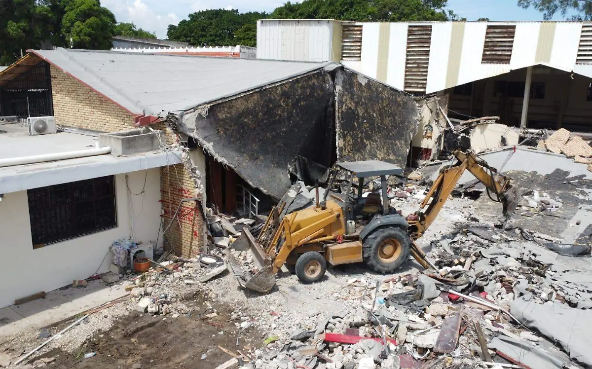 Aún hay seis personas hospitalizadas tras el derrumbe de la Iglesia de la Santa Cruz en Ciudad Madero José Luis Tapia (1)