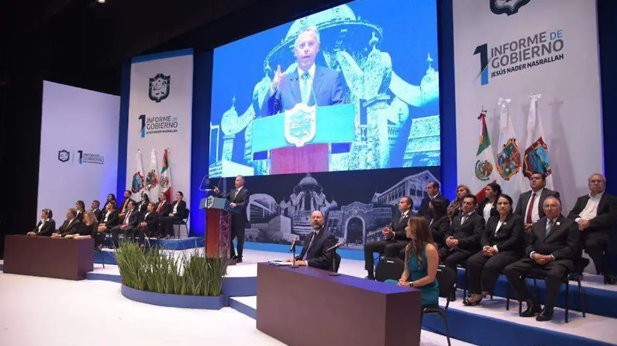 Chucho Nader detalló las obras que su administración desarrolla en su informe 