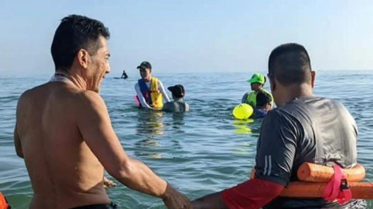 Convocan a nada con inclusión en playa Miramar 
